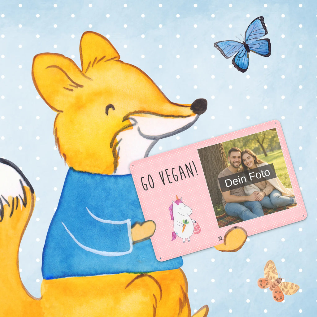 Personalized Photo Metal Sign unicorn Vegan unicorn, unicorns, Vegan, girlfriend gift, Raw Food, Vegetarian Food, Healthy Eating, Organic, girlfriend present, Veganism