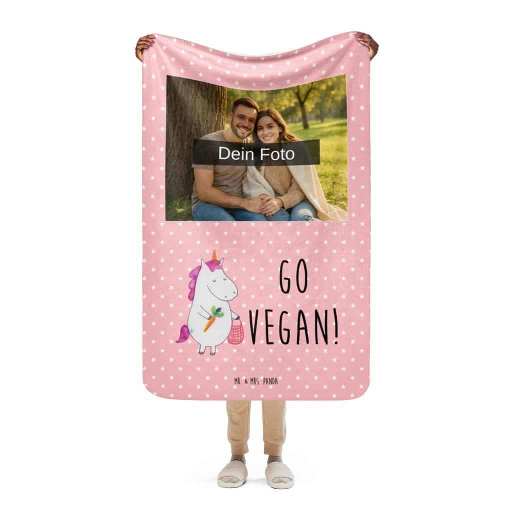Sherpa Photo Cuddle Blanket unicorn Vegan Foto Kuscheldecke, Einhorn, Einhörner, Einhorn Deko, Unicorn, vegan, Vegetariar, Gesund essen, Veganismus, Rohkost, Gesund leben, Veganer