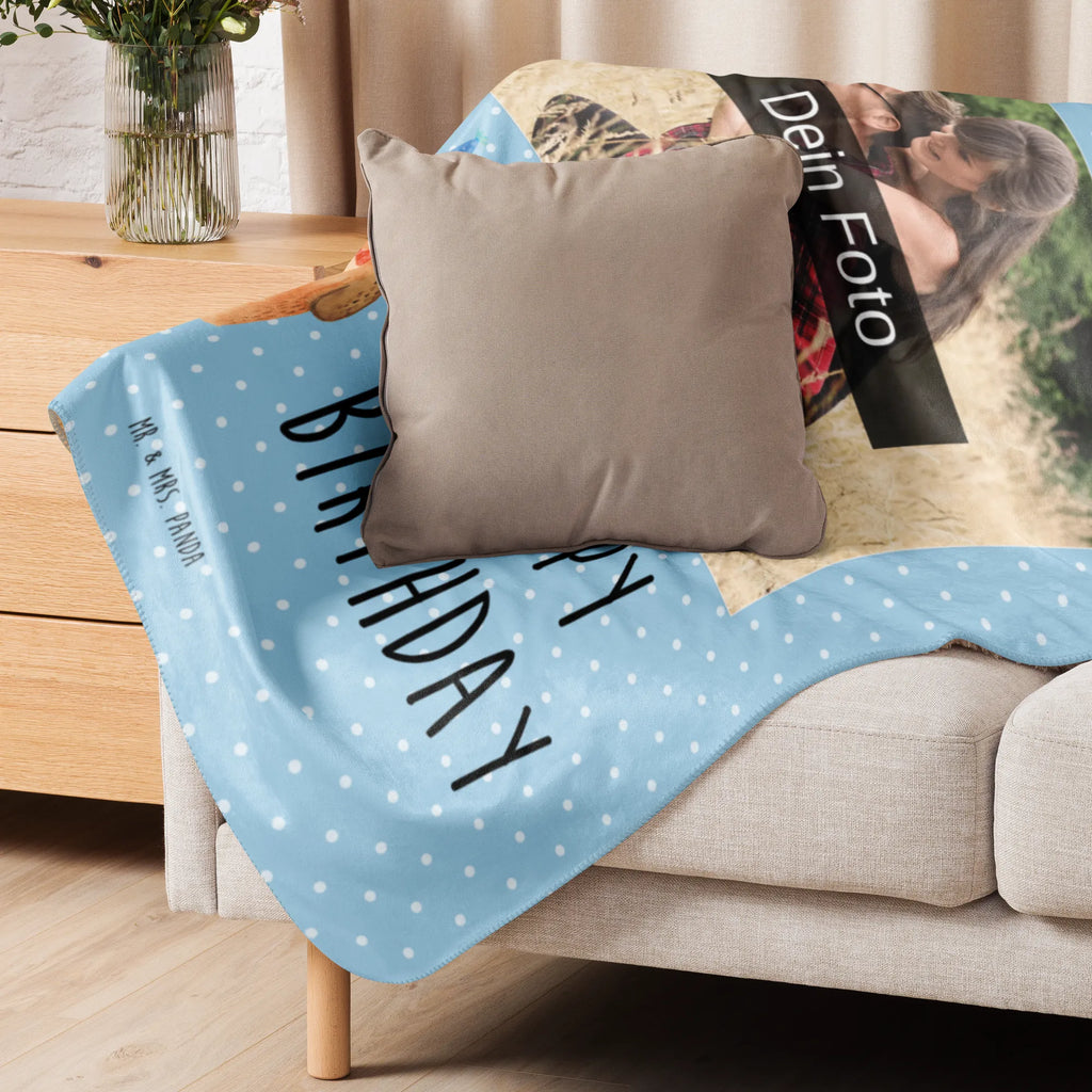 Sherpa Photo Cuddle Blanket bear Birthday Foto Kuscheldecke, Bär, Teddy, Teddybär, Glückwunsch, Happy Birthday, Geburtstag, Alles Gute