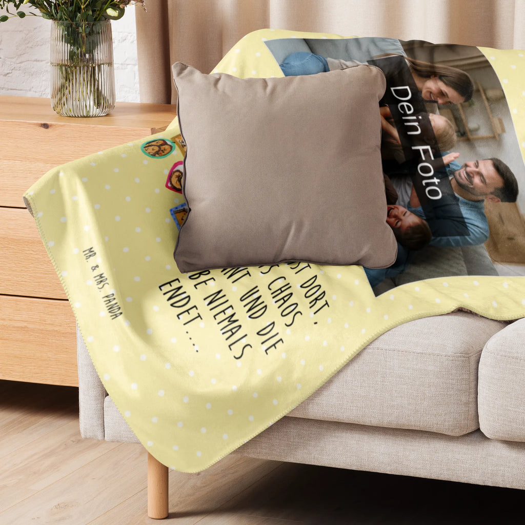 Sherpa Photo Cuddle Blanket Hedgehog family Foto Kuscheldecke, Familie, Vatertag, Muttertag, Bruder, Schwester, Mama, Papa, Oma, Opa, Igel, Glück, Bilder, Zusammenhalt, Liebe