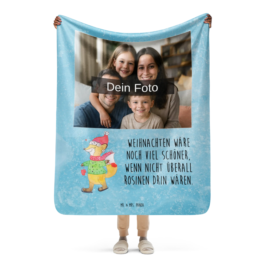 Sherpa Photo Cuddle Blanket Fox skates Winter, Christmas, Christmas time, snow, christmas, winter, christmas present, christmas tree, christmas time, fir tree, santa claus, christmas days, christmas eve