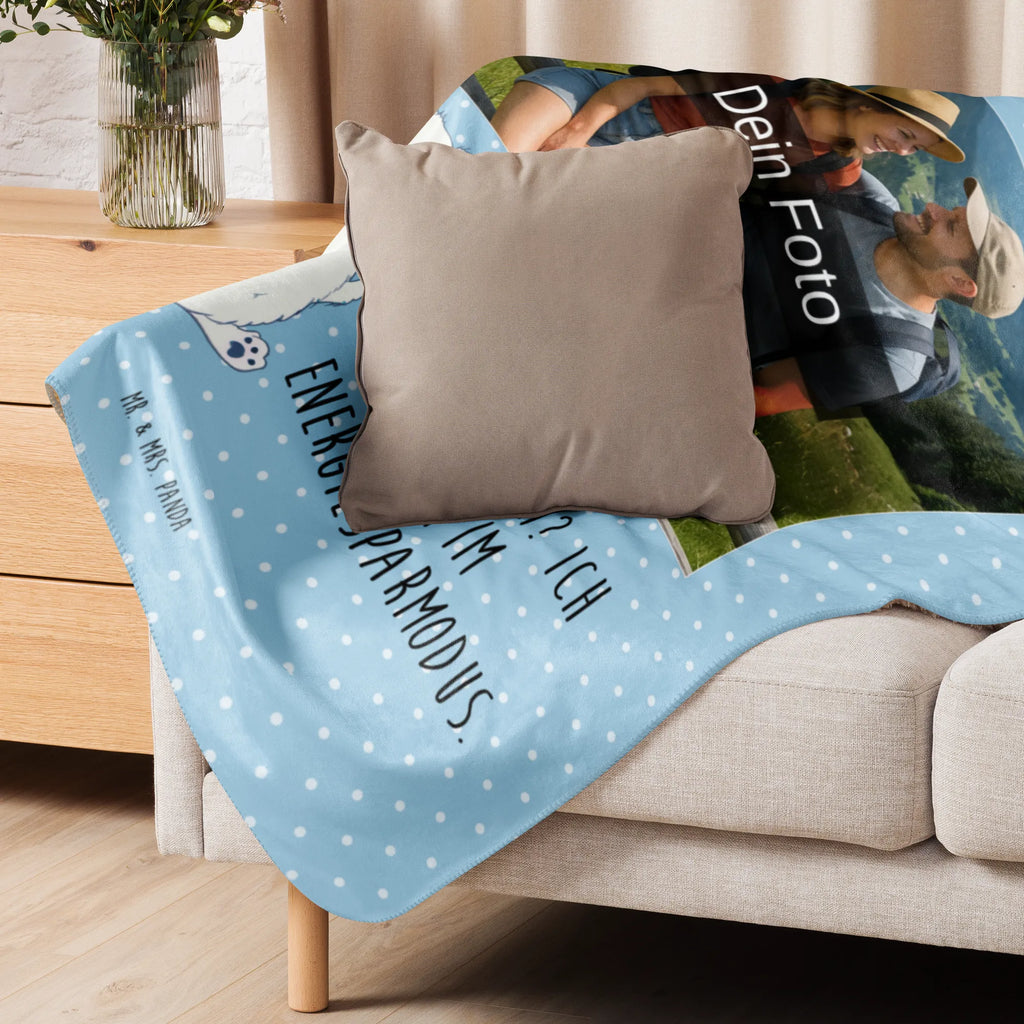 Sherpa Photo Cuddle Blanket Icebear Lazy Foto Kuscheldecke, Bär, Teddy, Teddybär, Relaxen, Büro, Faul, Eisbär, Arbeitsplatz, Homeoffice, Arbeit, Bürojob, Nordpol, Entspannen