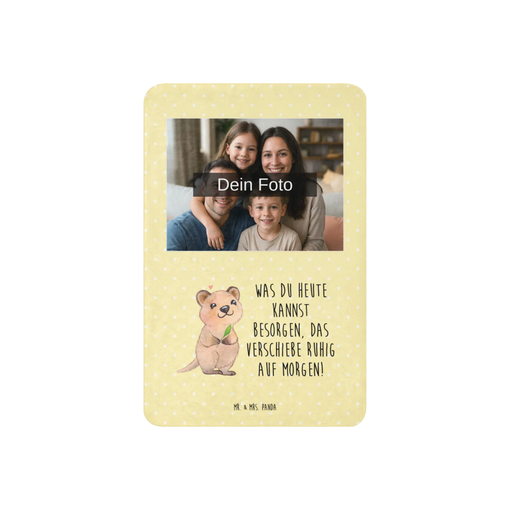 Sherpa Photo Cuddle Blanket Quokka Happy Foto Kuscheldecke, Tiermotive, Gute Laune, lustige Sprüche, Tiere, Dinge erledigen, Aufschieberitis, Verschieben, Lustiger Spruch, Quokka, Niedliches Tier