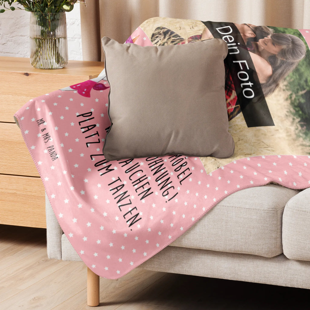 Sherpa Photo Cuddle Blanket unicorn ballerina Foto Kuscheldecke, Einhorn, Einhörner, Einhorn Deko, Unicorn, Tänzerin, Spaß, Lebenslust, Tanzen, Feiern, Ballerina, Wohnung, Geburtstag, Party, Lebensfreude