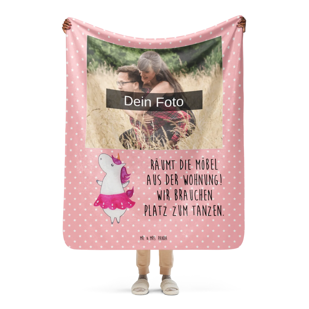 Sherpa Photo Cuddle Blanket unicorn ballerina Foto Kuscheldecke, Einhorn, Einhörner, Einhorn Deko, Unicorn, Tänzerin, Spaß, Lebenslust, Tanzen, Feiern, Ballerina, Wohnung, Geburtstag, Party, Lebensfreude