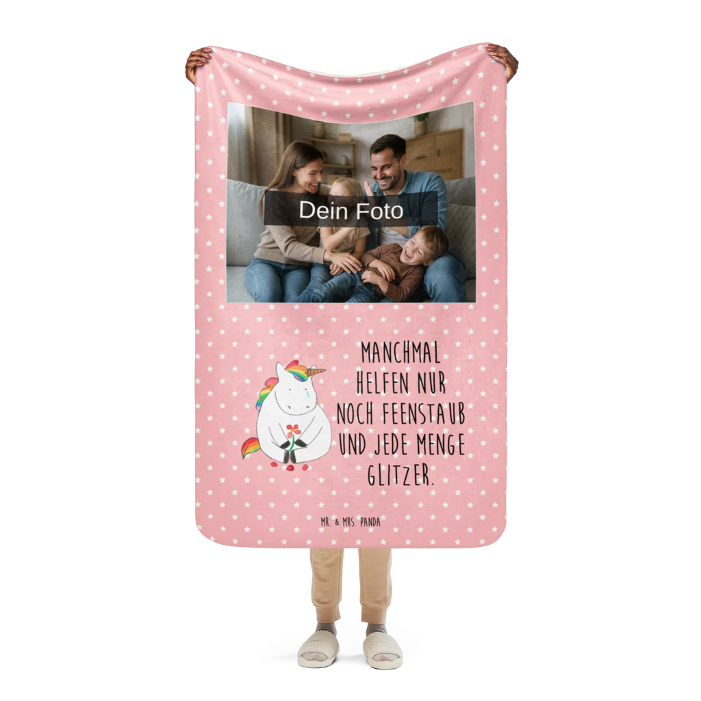 Sherpa Photo Cuddle Blanket unicorn Sad unicorn, unicorns, love, flower, greeting card, glitter, Friendship, Unicorn, consoling, friends, grief