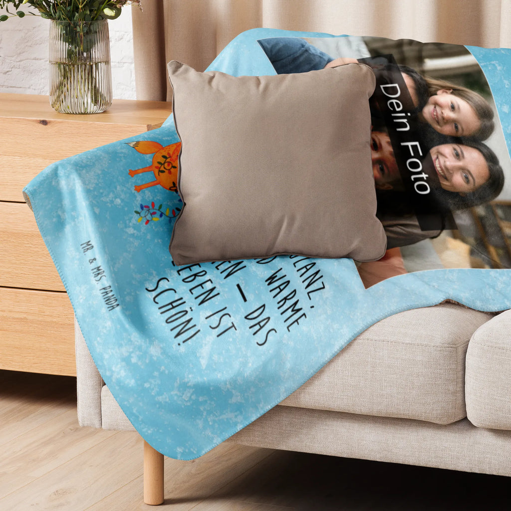 Sherpa Photo Cuddle Blanket Fox Christmas Winter, Christmas, Christmas time, snow, Foxes, Saying beautiful, Santa Claus, Gift Christmas, Christmas Eve, Fox