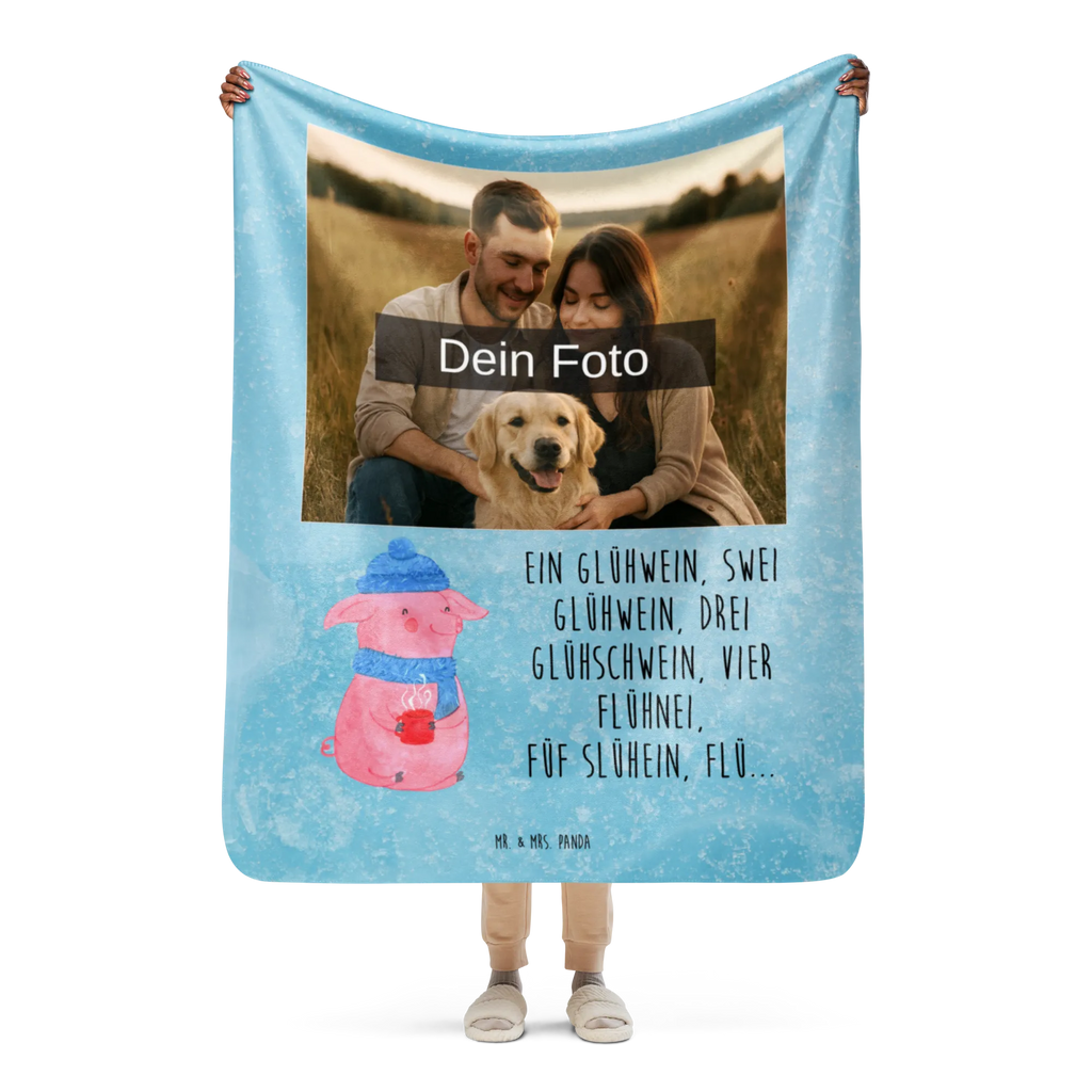 Sherpa Fotokoc Świnka grzane wino Foto Kuscheldecke, Winter, Weihnachten, Weihnachtsdeko, Nikolaus, Advent, Heiligabend, Wintermotiv, Glühwein, Betrunken, Weihnachtsmarkt, Spruch