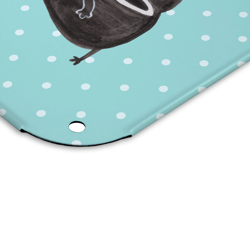 Spersonalizowany metalowy szyld ze zdjęciem skunks siedzenie Stinktier, Skunk