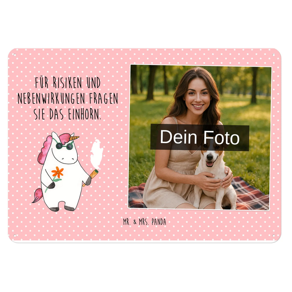 Personalized Photo Metal Sign unicorn Woodstock unicorn, unicorns, Funny, alcohol, joint, cigarette, Unicorn, witty, woodstock, party, birthday gift, smoking, smoke, present friend, fun