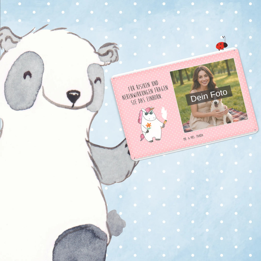 Personalized Photo Metal Sign unicorn Woodstock unicorn, unicorns, Funny, alcohol, joint, cigarette, Unicorn, witty, woodstock, party, birthday gift, smoking, smoke, present friend, fun