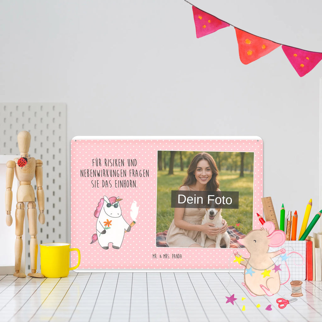 Personalized Photo Metal Sign unicorn Woodstock unicorn, unicorns, Funny, alcohol, joint, cigarette, Unicorn, witty, woodstock, party, birthday gift, smoking, smoke, present friend, fun