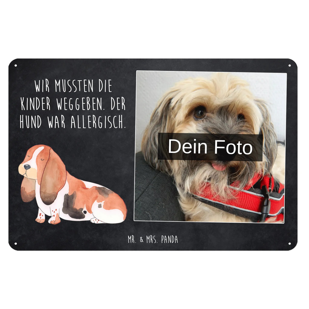 Personalized Photo Metal Sign Dog Basset Hound dog, mutt, hound, woof, dog mama, dog breed, love dogs, love for dogs, dog decorative items, bag with dog print, funny gifts for dog owners, what do you give a dog lover, Christmas gifts for dogs, gifts for dogs, dog sayings, Dog, dog love, basset hound, basset, childless