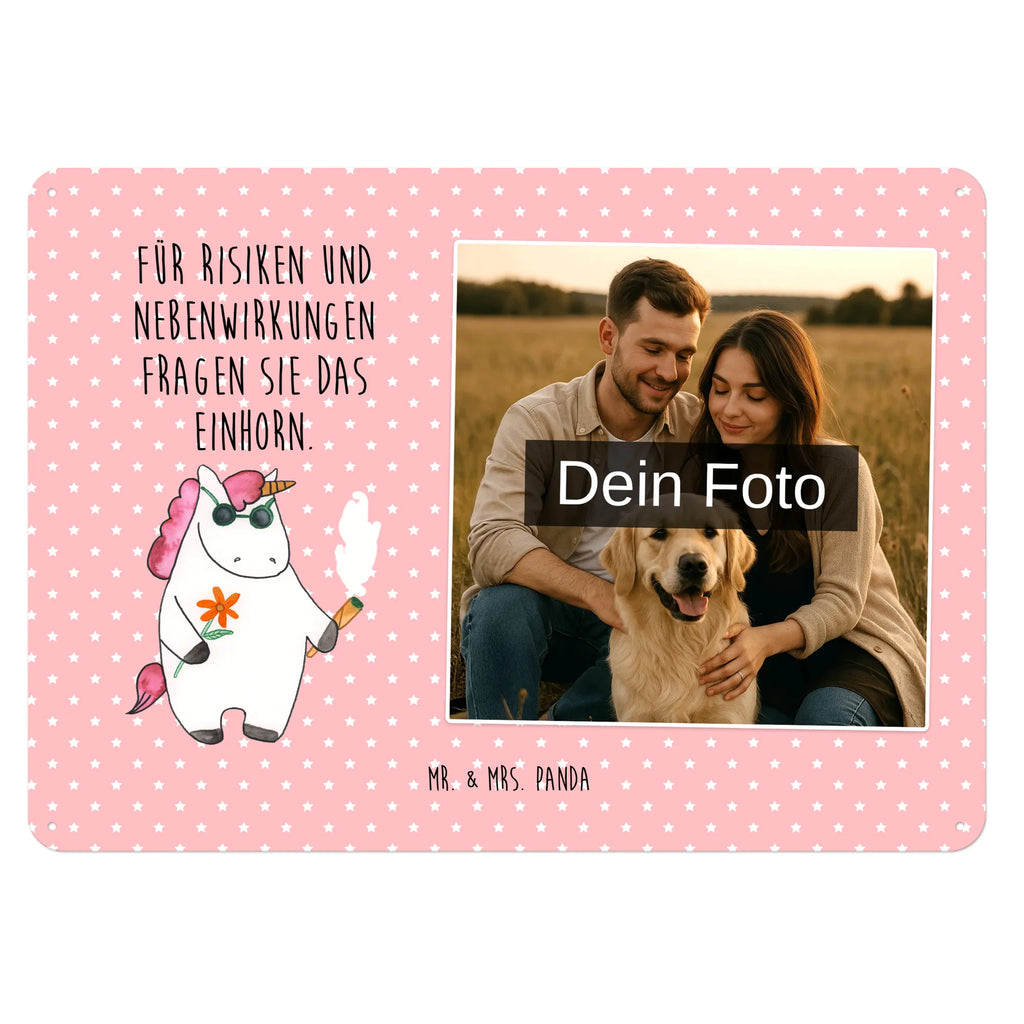 Personalized Photo Metal Sign unicorn Woodstock unicorn, unicorns, Funny, alcohol, joint, cigarette, Unicorn, witty, woodstock, party, birthday gift, smoking, smoke, present friend, fun