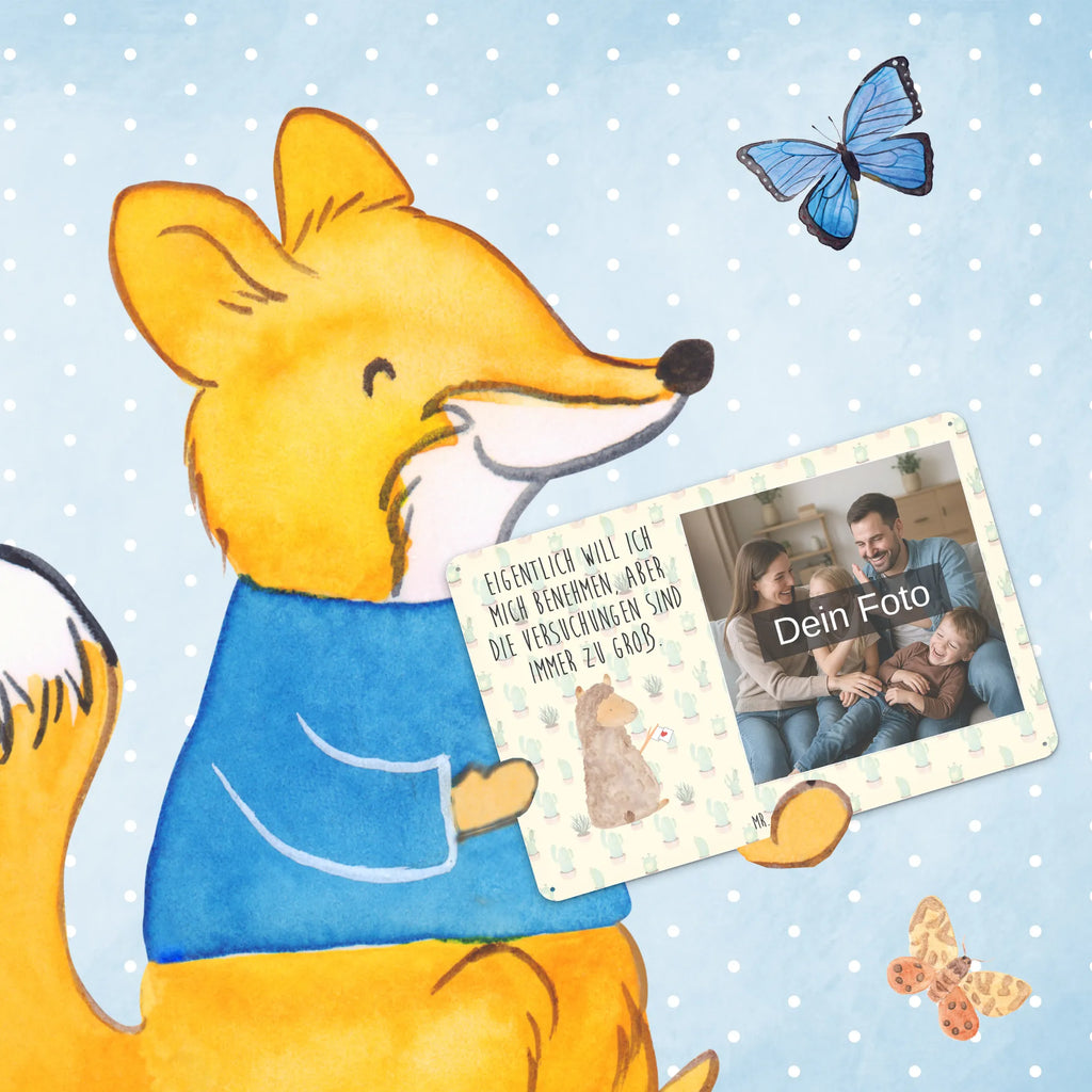 Personalized Photo Metal Sign alpaca banner alpaca, llama, pako, camel, Peru, animal, favourite animal, Alpaca, alpacas, love, llamas