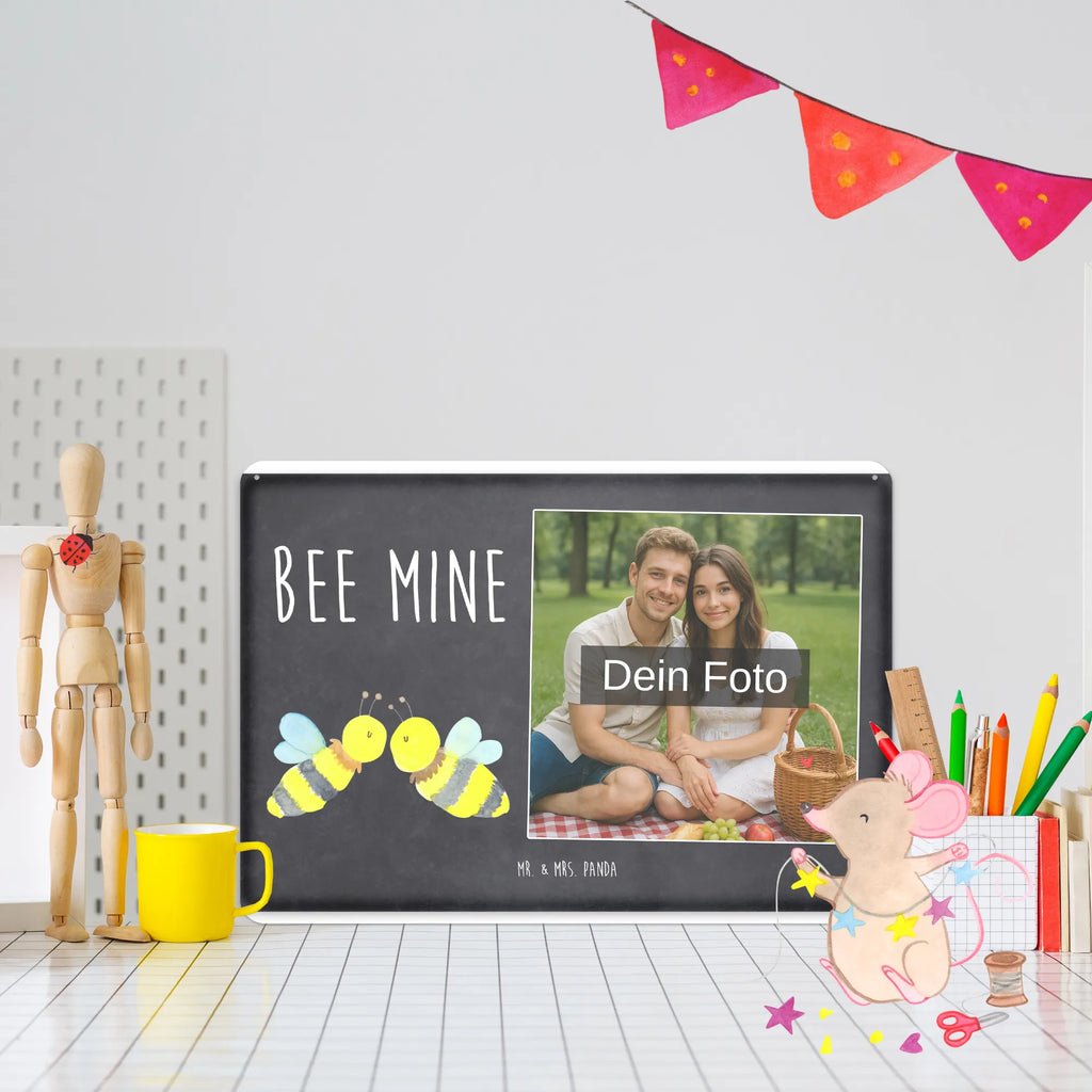 Spersonalizowany metalowy szyld ze zdjęciem pszczoła miłość Biedronka, Os, Trzmiel