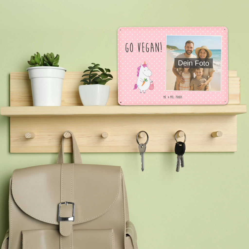 Personalized Photo Metal Sign unicorn Vegan unicorn, unicorns, Vegan, girlfriend gift, Raw Food, Vegetarian Food, Healthy Eating, Organic, girlfriend present, Veganism