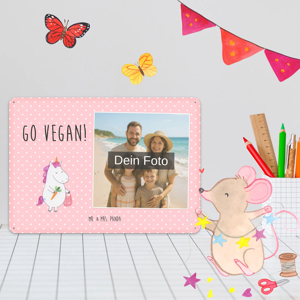 Personalized Photo Metal Sign unicorn Vegan unicorn, unicorns, Vegan, girlfriend gift, Raw Food, Vegetarian Food, Healthy Eating, Organic, girlfriend present, Veganism