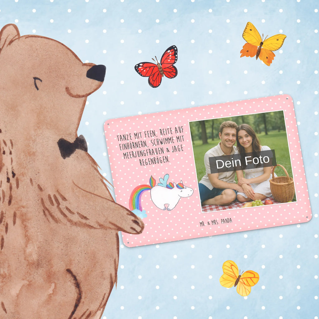 Personalized Photo Metal Sign unicorn Pegasus unicorn, unicorns, glitter, playing, Unicorn, rainbow, growing up, pegasus, saying fun, reality, unicorn love