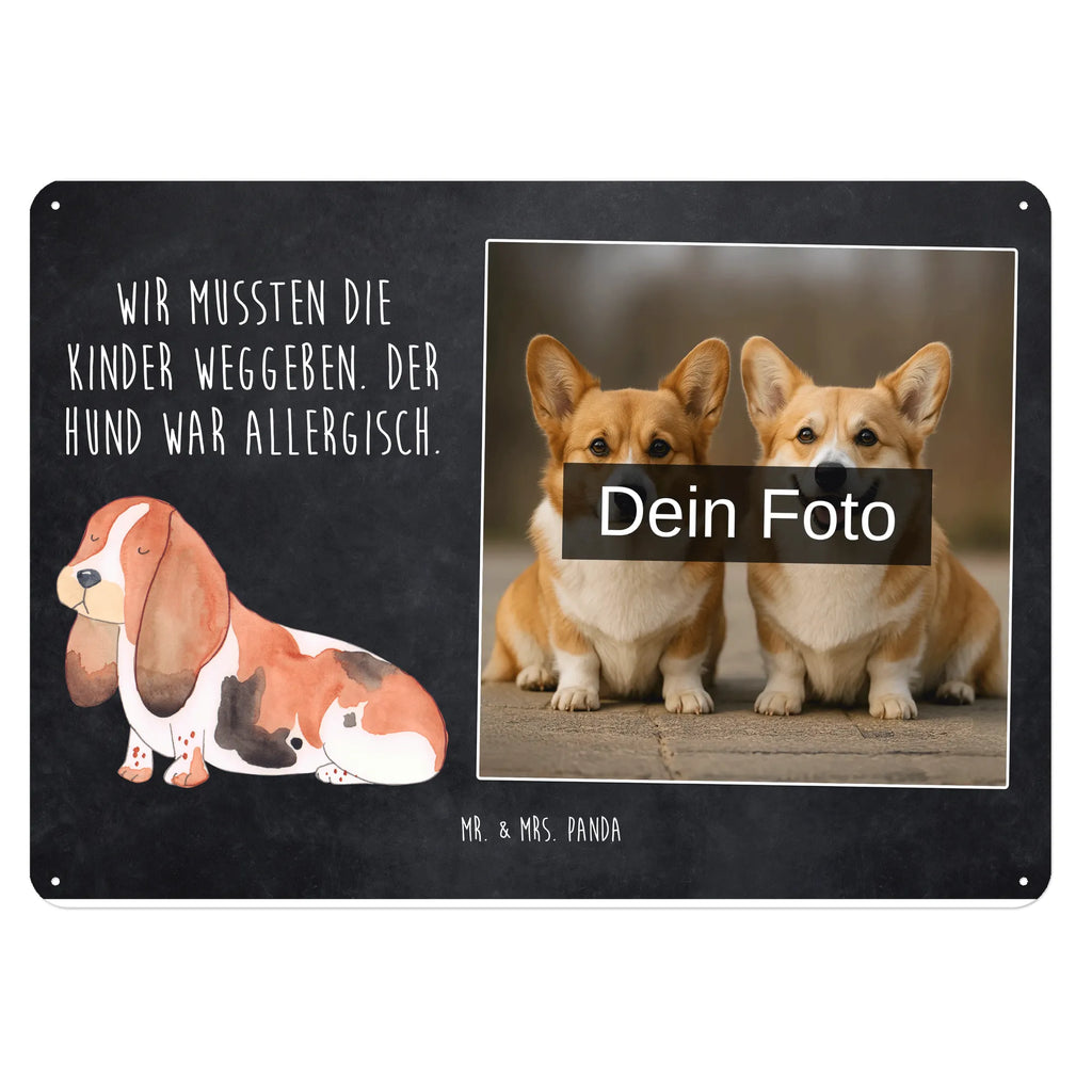 Personalized Photo Metal Sign Dog Basset Hound dog, mutt, hound, woof, dog mama, dog breed, love dogs, love for dogs, dog decorative items, bag with dog print, funny gifts for dog owners, what do you give a dog lover, Christmas gifts for dogs, gifts for dogs, dog sayings, Dog, dog love, basset hound, basset, childless