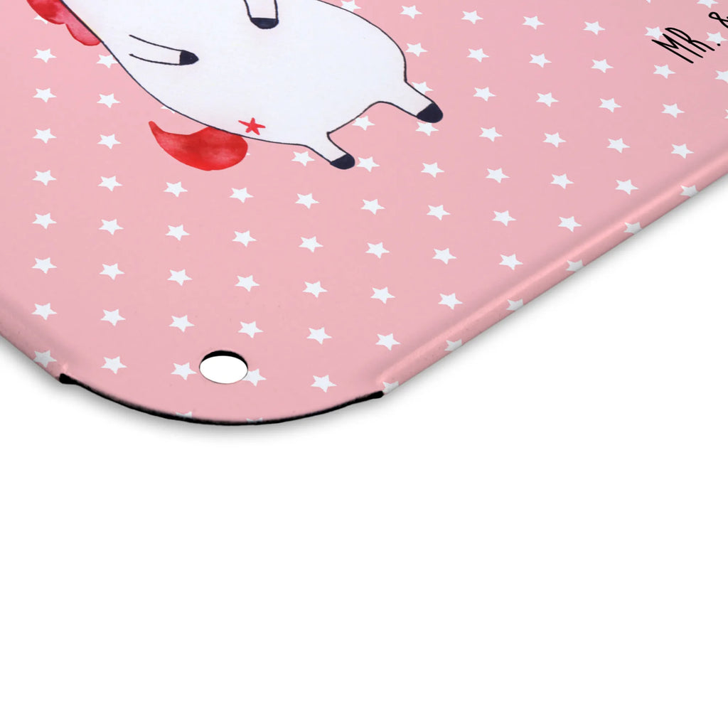 Spersonalizowany metalowy szyld ze zdjęciem Jednorożec gniew Jednorożec, jednorożce, dekoracje jednorożca, jednorożec