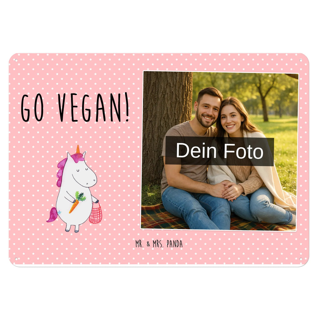 Personalized Photo Metal Sign unicorn Vegan unicorn, unicorns, Vegan, girlfriend gift, Raw Food, Vegetarian Food, Healthy Eating, Organic, girlfriend present, Veganism