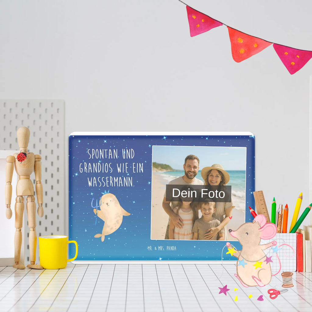 Personalized Photo Metal Sign Star sign Aquarius constellations, birthdays, astrology, zodiac, date of birth, month of birth, sea gift, merman, gift january, birthday february, aquarius gift, nix, gift february, birthday january, aquarius zodiac sign