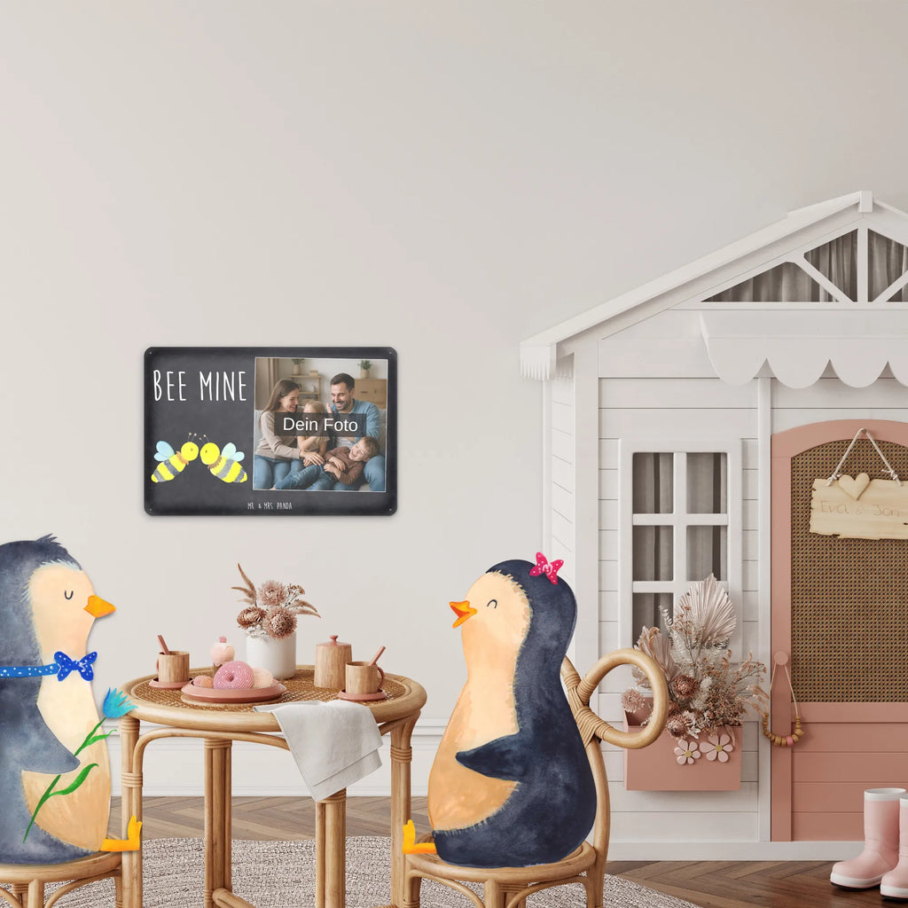 Spersonalizowany metalowy szyld ze zdjęciem pszczoła miłość Biedronka, Os, Trzmiel