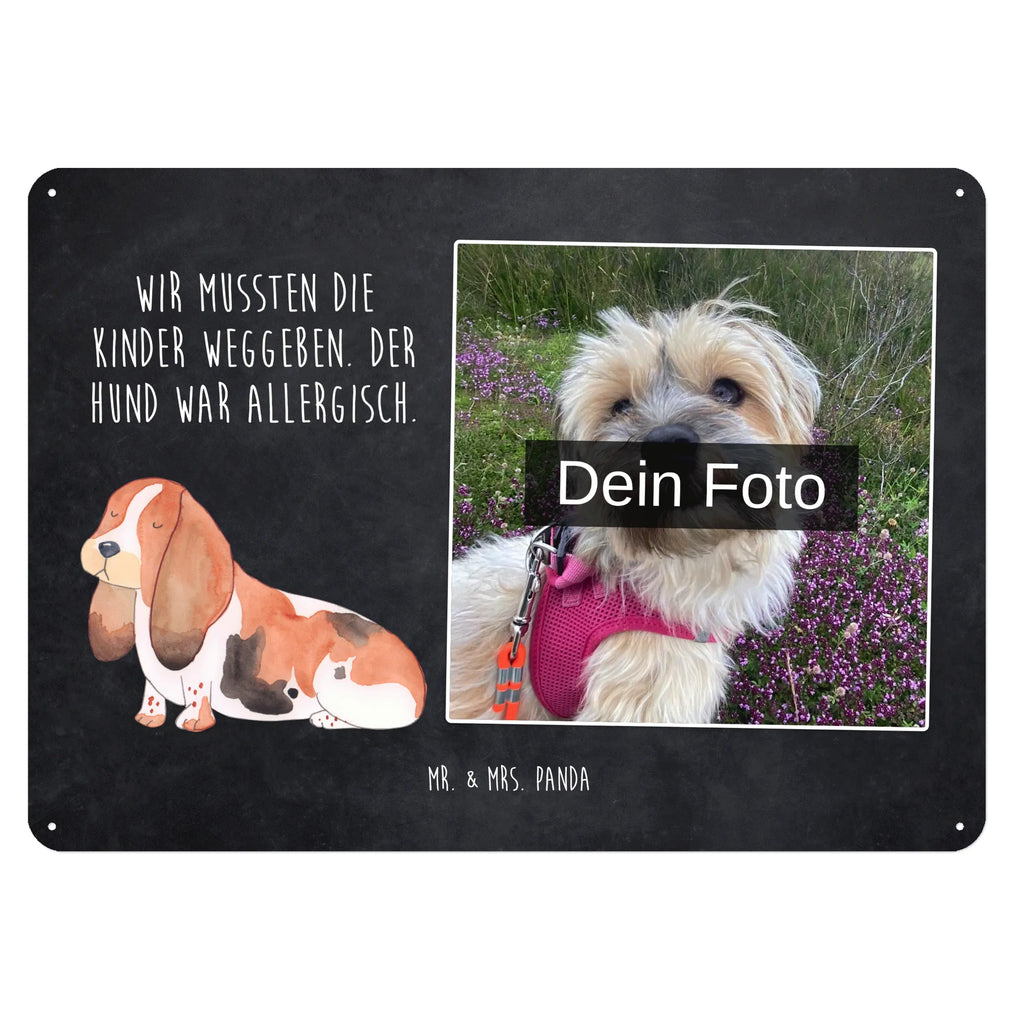 Personalized Photo Metal Sign Dog Basset Hound dog, mutt, hound, woof, dog mama, dog breed, love dogs, love for dogs, dog decorative items, bag with dog print, funny gifts for dog owners, what do you give a dog lover, Christmas gifts for dogs, gifts for dogs, dog sayings, Dog, dog love, basset hound, basset, childless