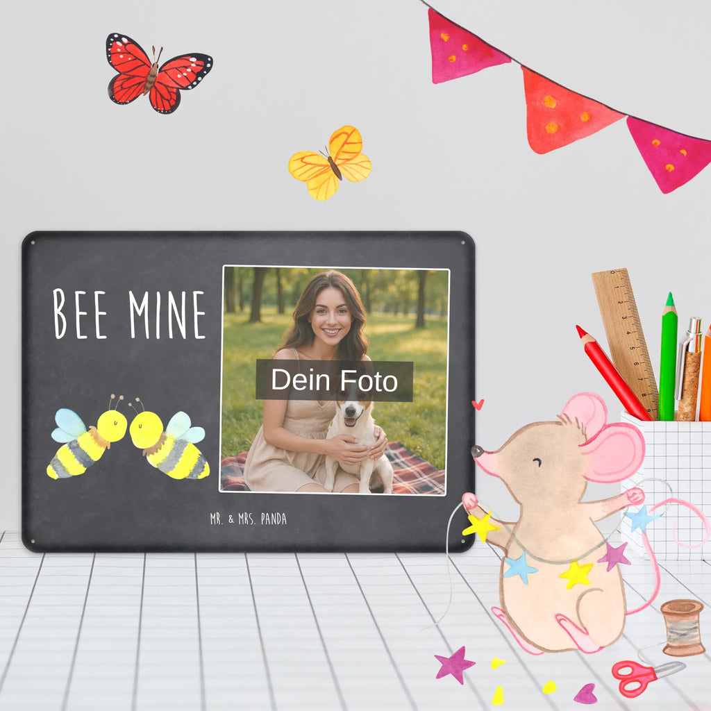 Spersonalizowany metalowy szyld ze zdjęciem pszczoła miłość Biedronka, Os, Trzmiel