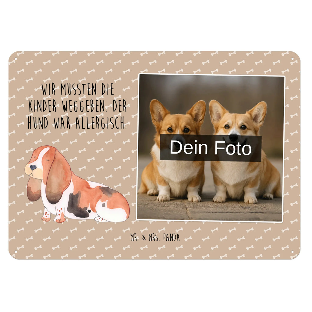 Personalized Photo Metal Sign Dog Basset Hound dog, mutt, hound, woof, dog mama, dog breed, love dogs, love for dogs, dog decorative items, bag with dog print, funny gifts for dog owners, what do you give a dog lover, Christmas gifts for dogs, gifts for dogs, dog sayings, Dog, dog love, basset hound, basset, childless