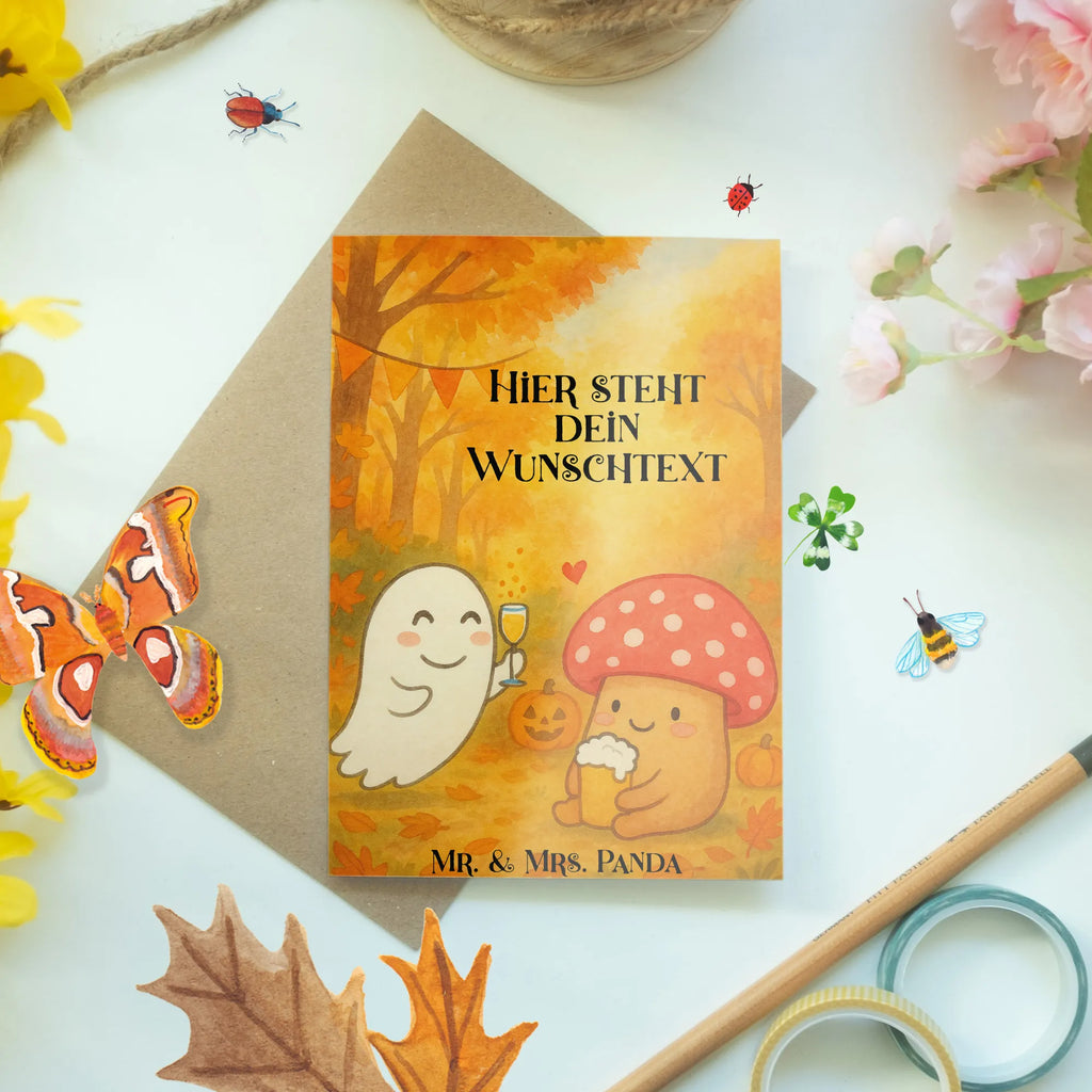 Personalisierte Grußkarte Gespenst  Prost  Design Personalisierte Einladungskarte, Grußkarten personalisiert, Grußkarte als Geldgeschenk, Personalisiertere Klappkarte, Grußkarte selbst gestalten, Grußkarte selber drucken, Grußkarte mit persönlichen Nachrichten, Personalisierte Karte, Personalisierte Hochzeitskarte, Personalisierte Grußkarte, Personalisierte Geburtstagskarte, Personalisierte Glückwunschkarte, Grußkarte mit Namen, Halloween, Deko, Martinssingen, Dekoration, Geschenke, Schenken, Bier, Gespenst, Sekt, Fliegenpilz, Pils