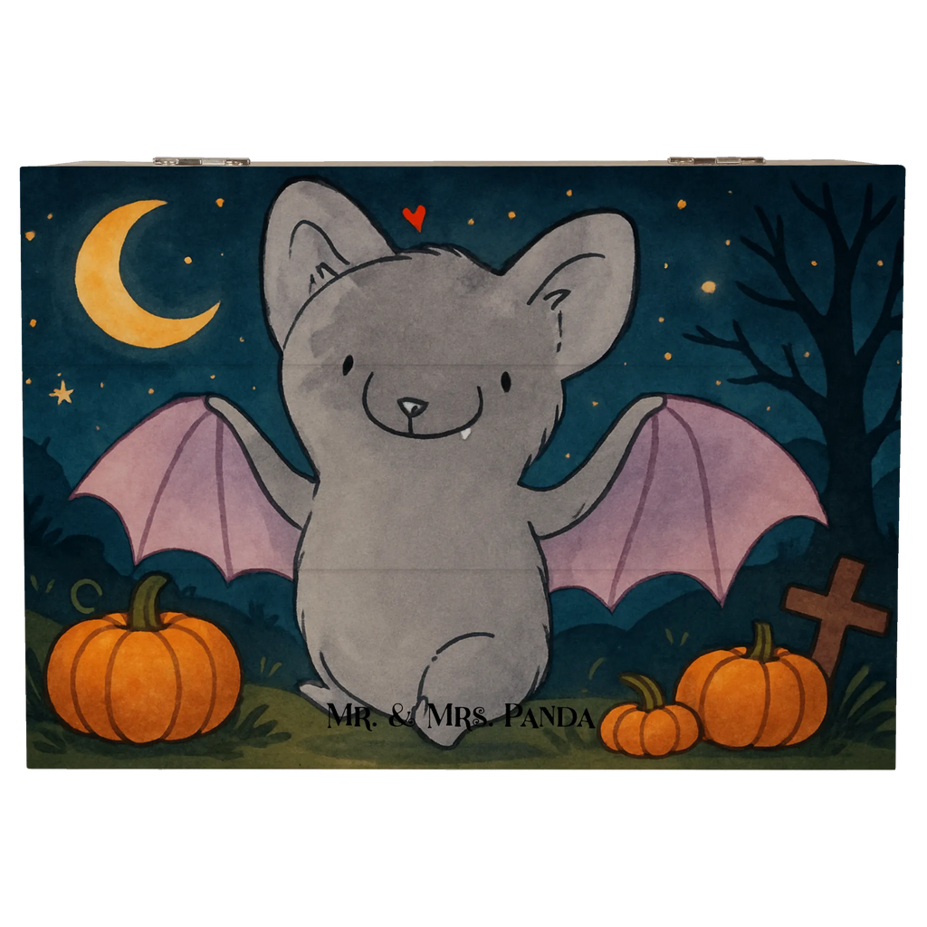 Holzkiste Fledermaus Classic Design Aufbewahrungsbox, Geschenkbox, Dekokiste, Kiste, Erinnerungsbox, Holzkiste, Truhe, XXL, Geschenkdose, Schatulle, Schatzkiste, Erinnerungskiste, Halloween, Deko, Martinssingen, Dekoration, Geschenke, Schenken