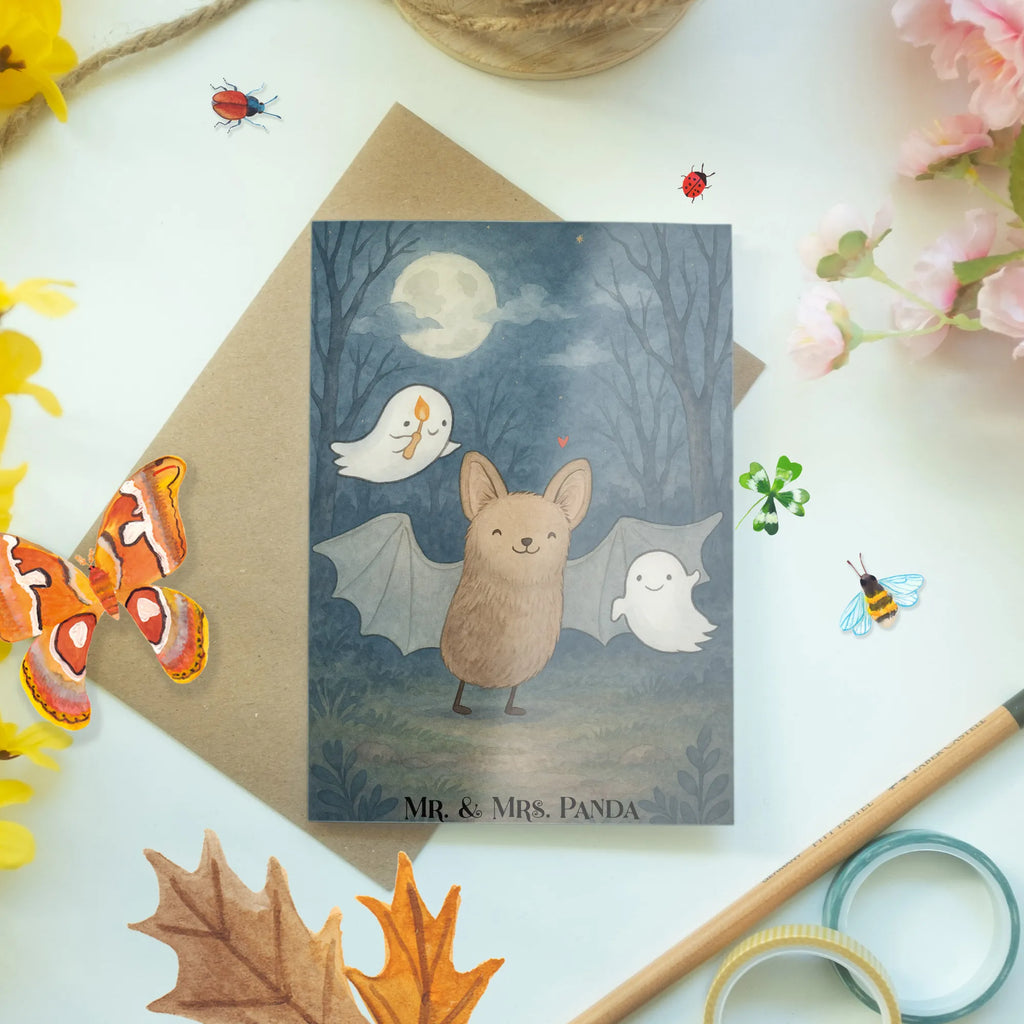 Grußkarte Fledermaus Gespenster Design Einladungskarte, Karte, Geburtstagskarte, Glückwunschkarte, Hochzeitskarte, Ansichtskarten, Grußkarte, Klappkarte, Halloween, Deko, Martinssingen, Dekoration, Geschenke, Schenken, Fledermaus, Süßes sonst gibt's saures, Trick or Treat, Halloween Deko, Gespenster