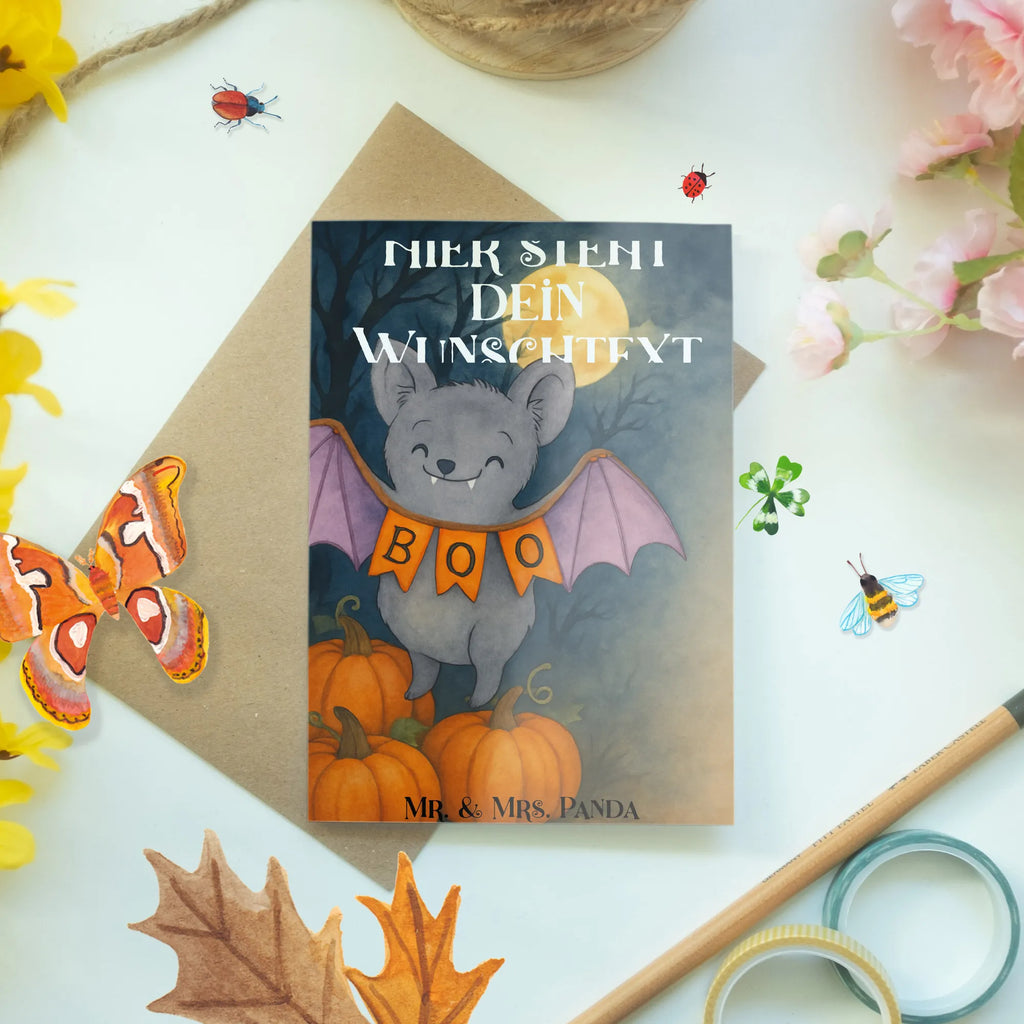 Personalisierte Grußkarte Fledermaus Boo Design Personalisierte Geburtstagskarte, Grußkarte mit persönlichen Nachrichten, Personalisierte Einladungskarte, Personalisierte Grußkarte, Personalisierte Karte, Personalisierte Hochzeitskarte, Grußkarte selbst gestalten, Grußkarte mit Namen, Grußkarten personalisiert, Personalisiertere Klappkarte, Personalisierte Glückwunschkarte, Grußkarte selber drucken, Grußkarte als Geldgeschenk, Halloween, Deko, Martinssingen, Dekoration, Geschenke, Schenken