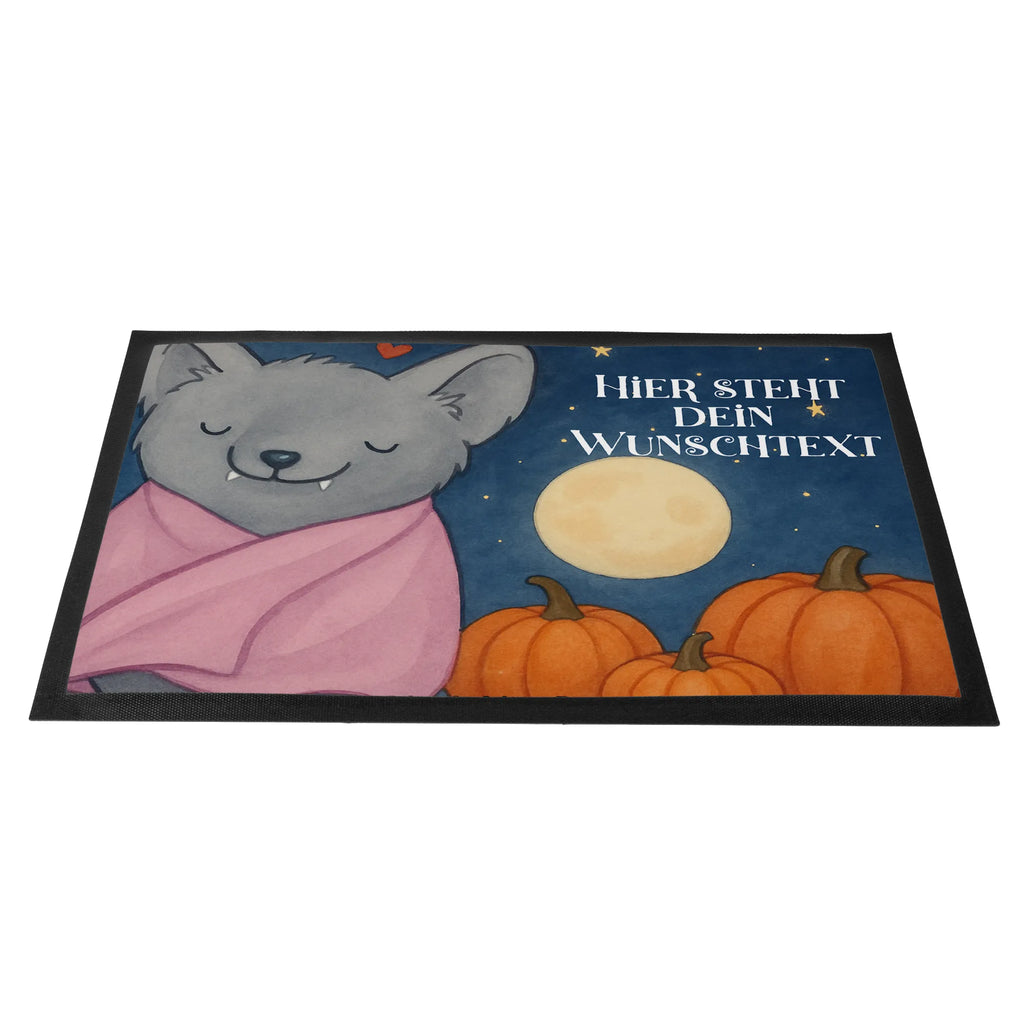 Personalisierte Fußmatte Fledermaus Chillt Design Bedrucken, Haustürmatte personalisiert, Türvorleger personalisiert, Namensfussmatte, Fußmatte bedrucken, Personalisieruung, Türvorleger mit Namen, Fußmatte mit Namen, Personalisiert, Personalisierte Fußmatte, Wunschnamen, Halloween, Deko, Martinssingen, Dekoration, Geschenke, Schenken