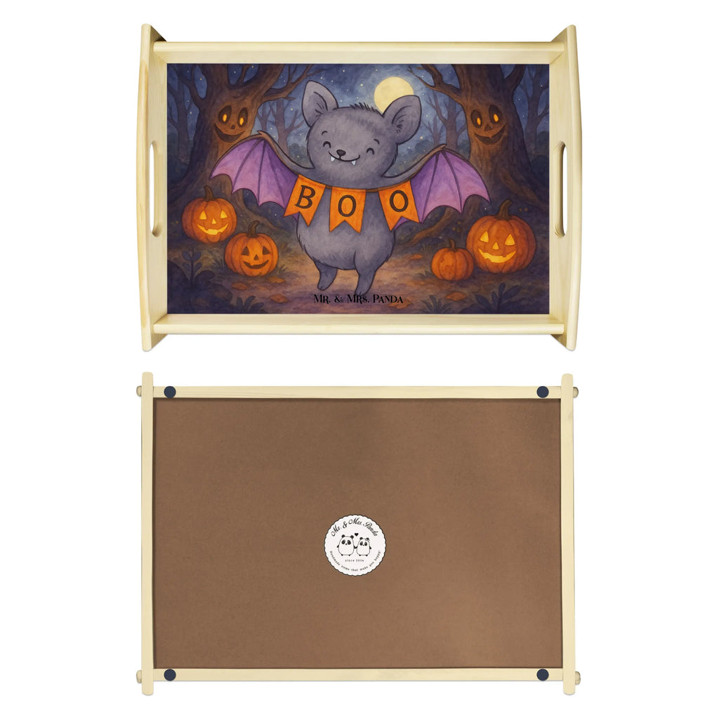 Serviertablett Fledermaus Boo Design Küchentablett, Serviertablett, Holztablett, Dekotablett, Tablett, Frühstückstablett, Halloween, Deko, Martinssingen, Dekoration, Geschenke, Schenken