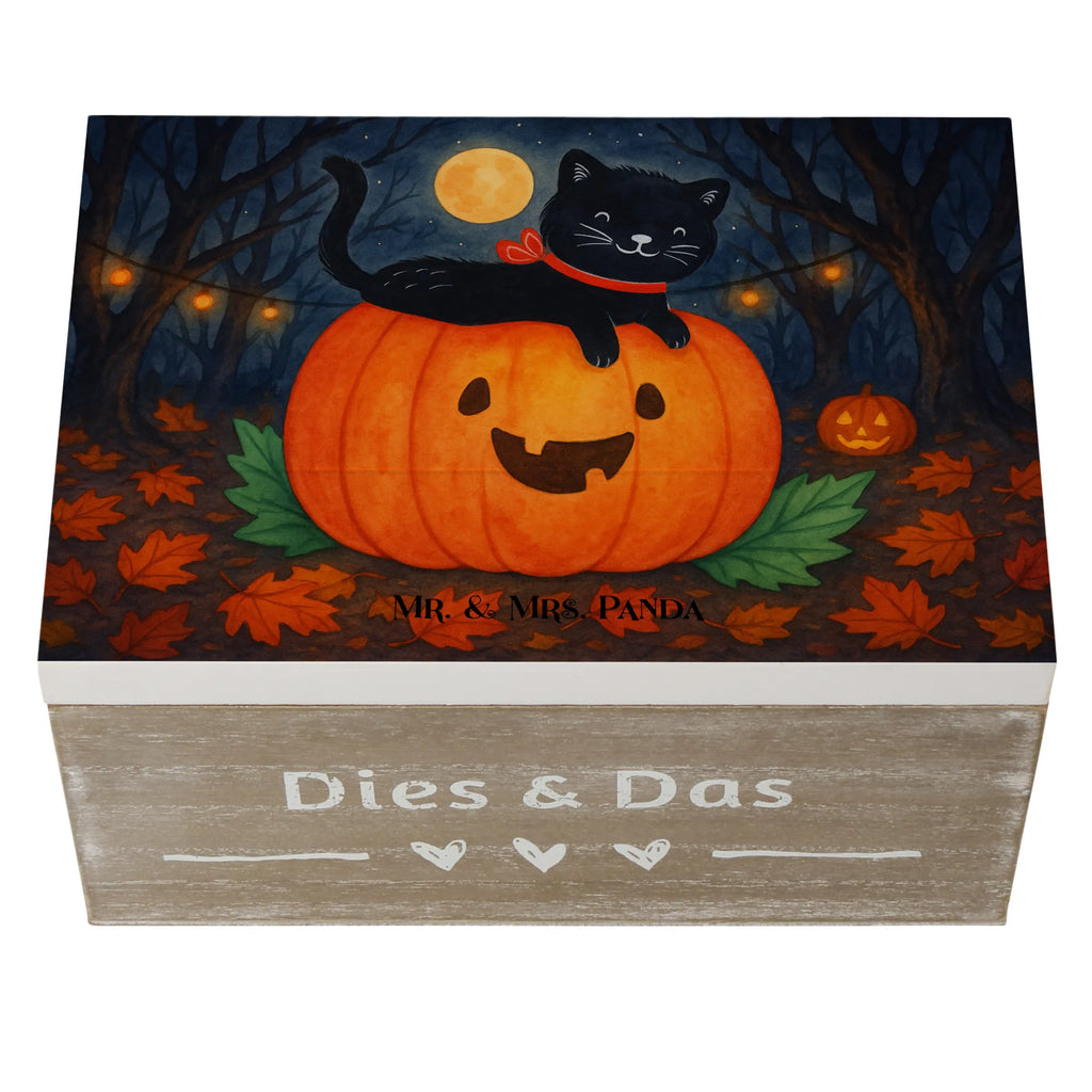 Holzkiste Schwarze Katze Design Holzkiste, Schatzkiste, Geschenkdose, Geschenkbox, Aufbewahrungsbox, XXL, Truhe, Erinnerungskiste, Schatulle, Dekokiste, Erinnerungsbox, Kiste, Halloween, Deko, Martinssingen, Dekoration, Geschenke, Schenken