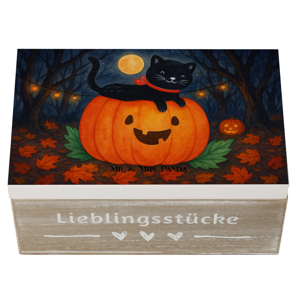 Holzkiste Schwarze Katze Design Holzkiste, Schatzkiste, Geschenkdose, Geschenkbox, Aufbewahrungsbox, XXL, Truhe, Erinnerungskiste, Schatulle, Dekokiste, Erinnerungsbox, Kiste, Halloween, Deko, Martinssingen, Dekoration, Geschenke, Schenken