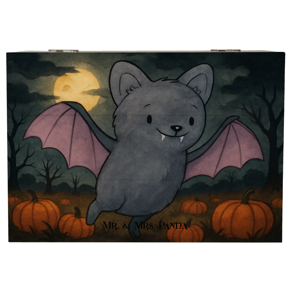 Holzkiste Fledermaus Erschrecken Design Aufbewahrungsbox, Dekokiste, Truhe, Kiste, Geschenkdose, Schatulle, Erinnerungsbox, Holzkiste, Geschenkbox, Erinnerungskiste, Schatzkiste, XXL, Halloween, Deko, Martinssingen, Dekoration, Geschenke, Schenken