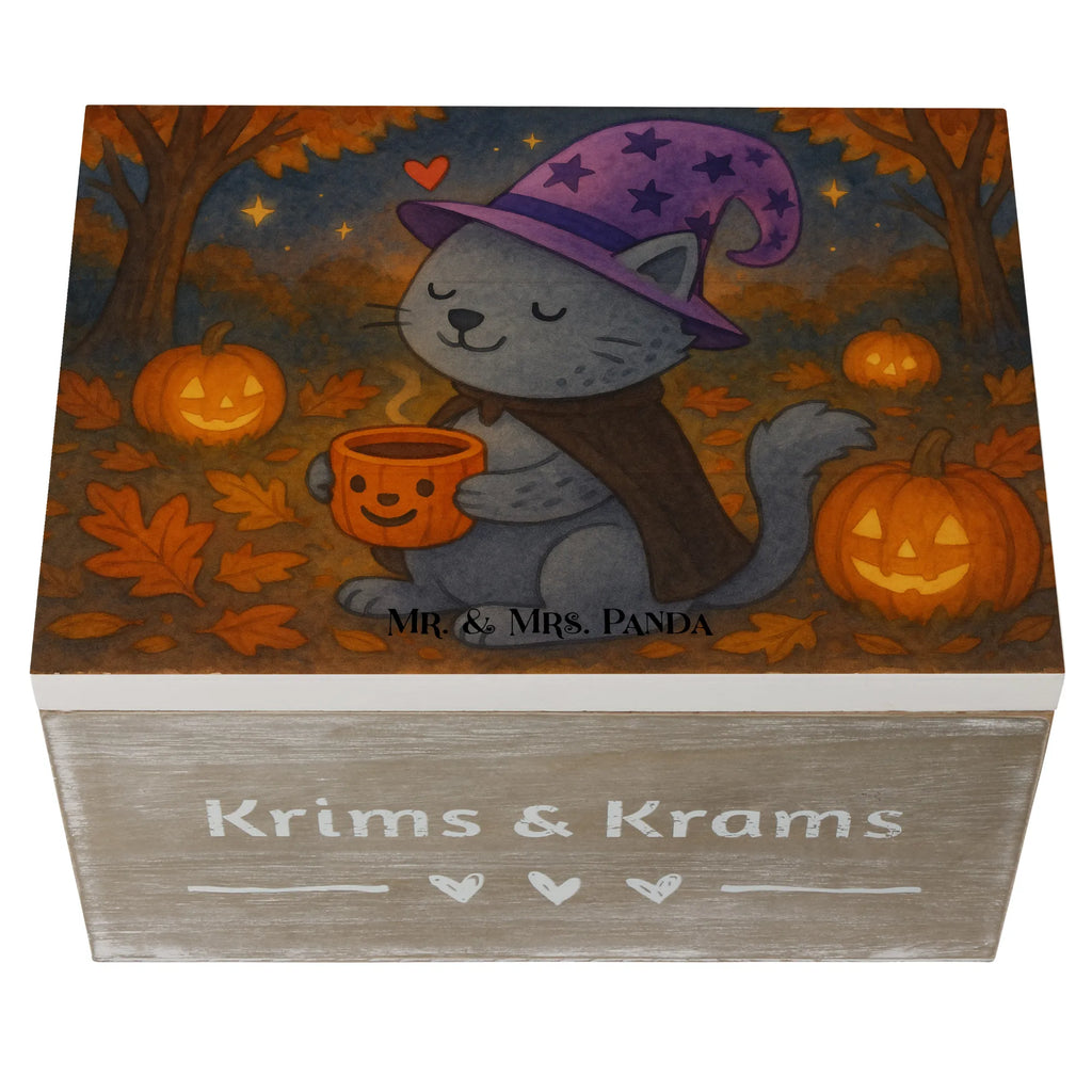 Holzkiste Kater Kaffee Design Erinnerungskiste, Holzkiste, Truhe, Aufbewahrungsbox, Schatzkiste, Geschenkdose, Geschenkbox, Kiste, XXL, Erinnerungsbox, Schatulle, Dekokiste, Halloween, Deko, Martinssingen, Dekoration, Geschenke, Schenken, Hexe, Magie, Kater, Kaffee