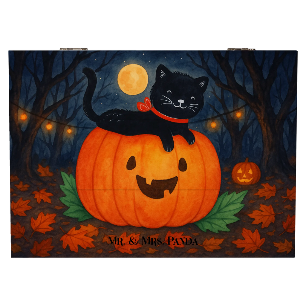 Holzkiste Schwarze Katze Design Holzkiste, Schatzkiste, Geschenkdose, Geschenkbox, Aufbewahrungsbox, XXL, Truhe, Erinnerungskiste, Schatulle, Dekokiste, Erinnerungsbox, Kiste, Halloween, Deko, Martinssingen, Dekoration, Geschenke, Schenken