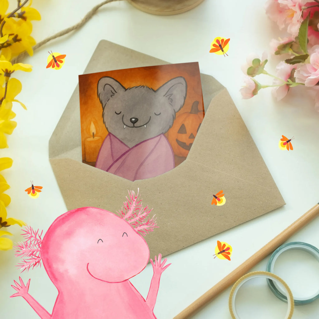 Grußkarte Fledermaus Chillt Design Einladungskarte, Klappkarte, Karte, Glückwunschkarte, Geburtstagskarte, Grußkarte, Hochzeitskarte, Ansichtskarten, Halloween, Deko, Martinssingen, Dekoration, Geschenke, Schenken