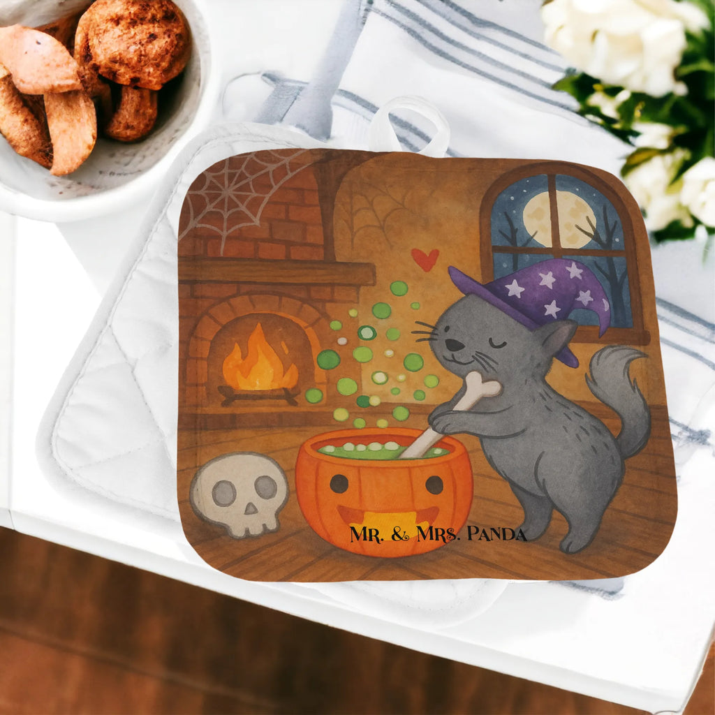 2er Set Topflappen  Kater Hexenkessel Design Topflappen Set, Topflappenset, Topflappen 2er Set, Topfhandschuhe, Topflappen lustig, Topflappen, Ofenhandschuh, Topfuntersetzer, Ofenhandschuhe, Topfhandschuh, Schöne Topflappen, Topflappen mit Spruch, Halloween, Deko, Martinssingen, Dekoration, Geschenke, Schenken, Hexe, Zaubertrank, Zaubern, Kater, Hexenkessel