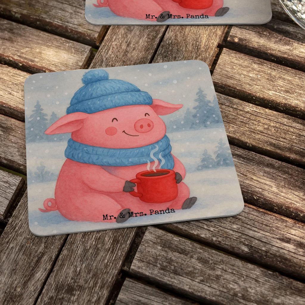 Bierdeckel Schweinchen Glühwein Design Tischdeko, Gastgeschenk Hochzeit, Bierdeckel, Winter, Weihnachten, Weihnachtsdeko, Nikolaus, Advent, Heiligabend, Wintermotiv, Betrunken, Spruch, Weihnachtsmarkt, Glühwein