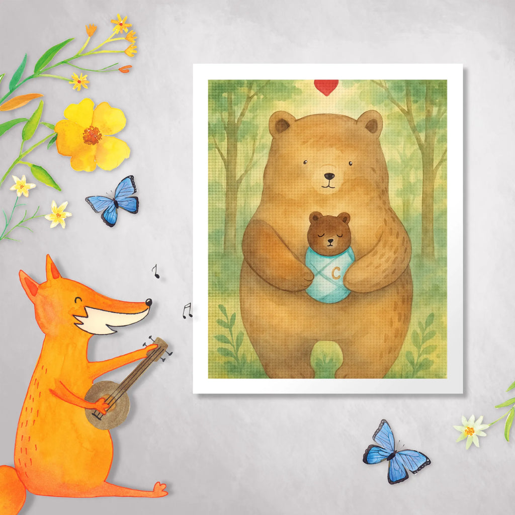 Obraz diamentowy Niedźwiedź Niemowlę Design Kristallbild, Kreativität, DIY, Diamond Painting, Teddy, Bär, Teddybär, Enkel, Geburtstag, Glückwunsch, Neffe, Geburt, Mutter, Baby, Enkelin, Täufling, Taufe, Eltern, Nichte