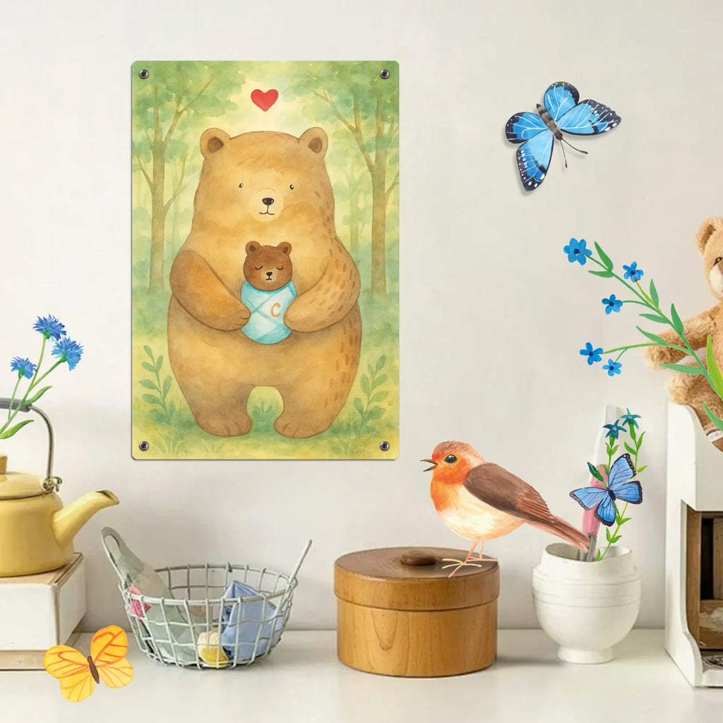 Malen nach Zahlen Metallschild Bär Baby Design Kreativität, Baseln, Künstler, Malen nach Zahlen, Kunstwerk, Bastelidee, Malen, DIY, Ausmalbild, Bär, Teddy, Teddybär, Nichte, Taufe, Geburtstag, Glückwunsch, Baby, Geburt, Eltern, Mutter, Täufling, Neffe, Enkel, Enkelin