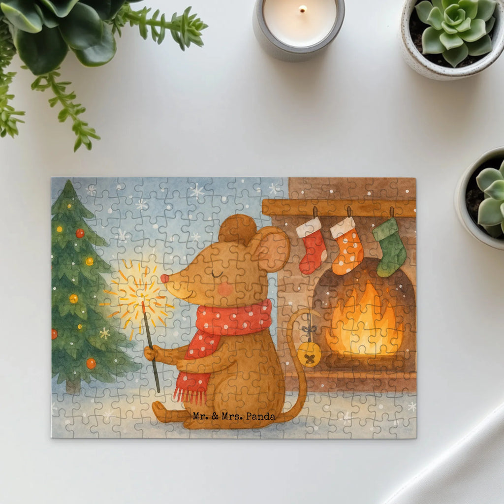 Puzzle Maus Weihnachten Design Puzzle, Wintermotiv, Advent, Heiligabend, Weihnachten, Winter, Nikolaus, Weihnachtsdeko, Mäuschen, Weihnachtsmotiv, Weihnachtsgruß, Maus, Weihnachtswunder, Frohe Weihnachten