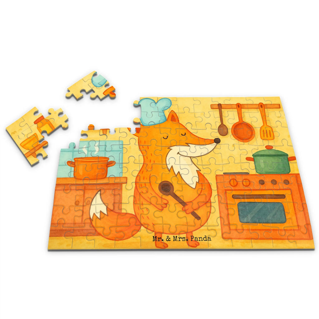 Puzzle Fuchs Koch Design Puzzle, Fuchs, Füchse, Koch Geschenk, Küche Deko, Küche Spruch, Party Spruch, witzig, Bäcker, Spruch lustig, Köche