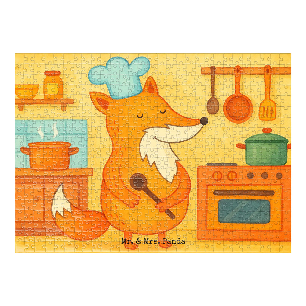 Puzzle Fuchs Koch Design Puzzle, Fuchs, Füchse, Koch Geschenk, Küche Deko, Küche Spruch, Party Spruch, witzig, Bäcker, Spruch lustig, Köche
